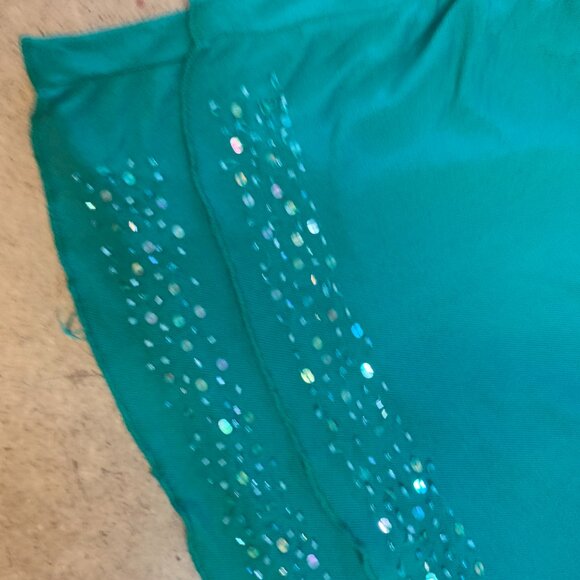 Women's Size L Relativity Green Dress Blouse - Picture 2 of 2